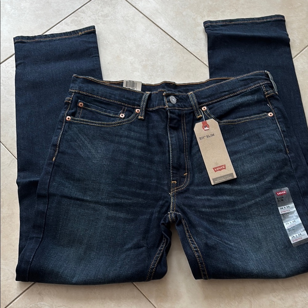 Levi's Men's Slim Fit Jeans - Deep Indigo